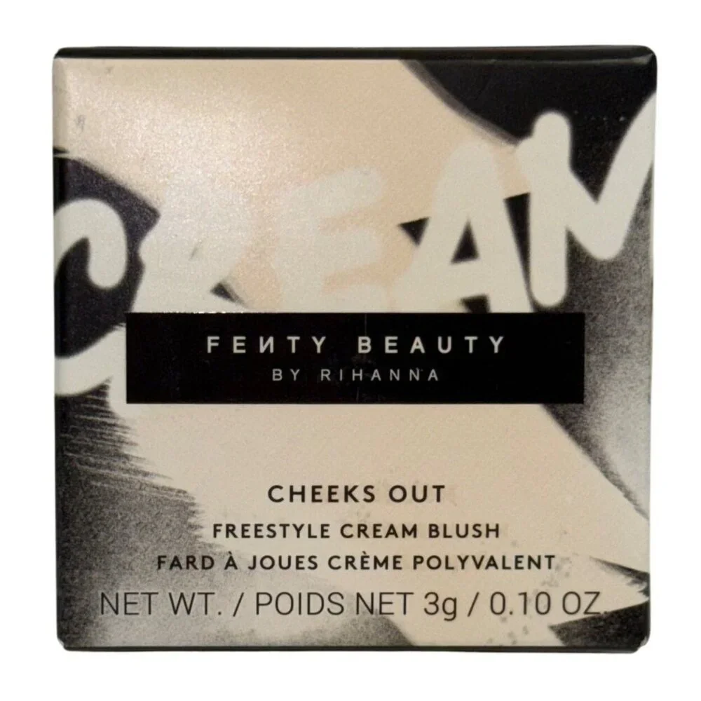 Fenty Beauty Cheeks Out Freestyle Cream Blush Fuego Flush Tangerine Shimmer NEW